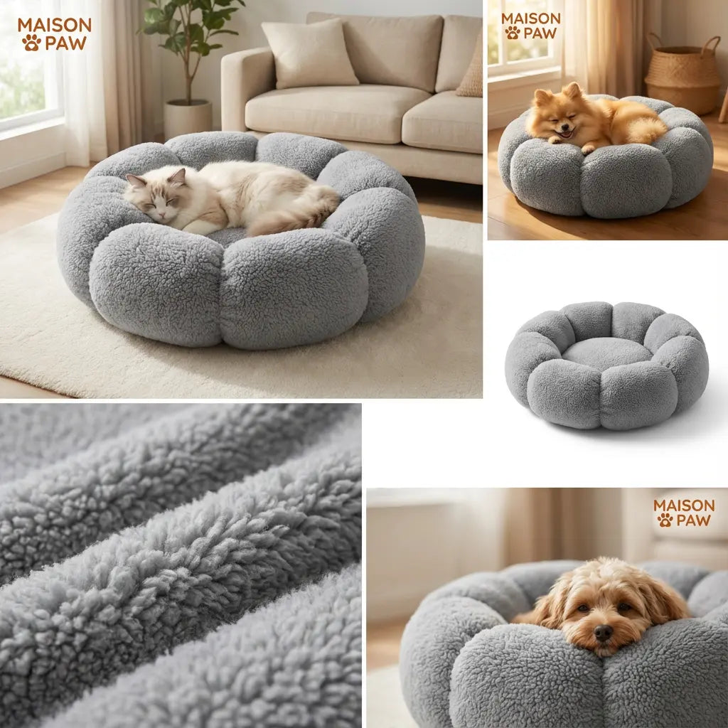 FluffyBloom™ Calming Pet Bed
