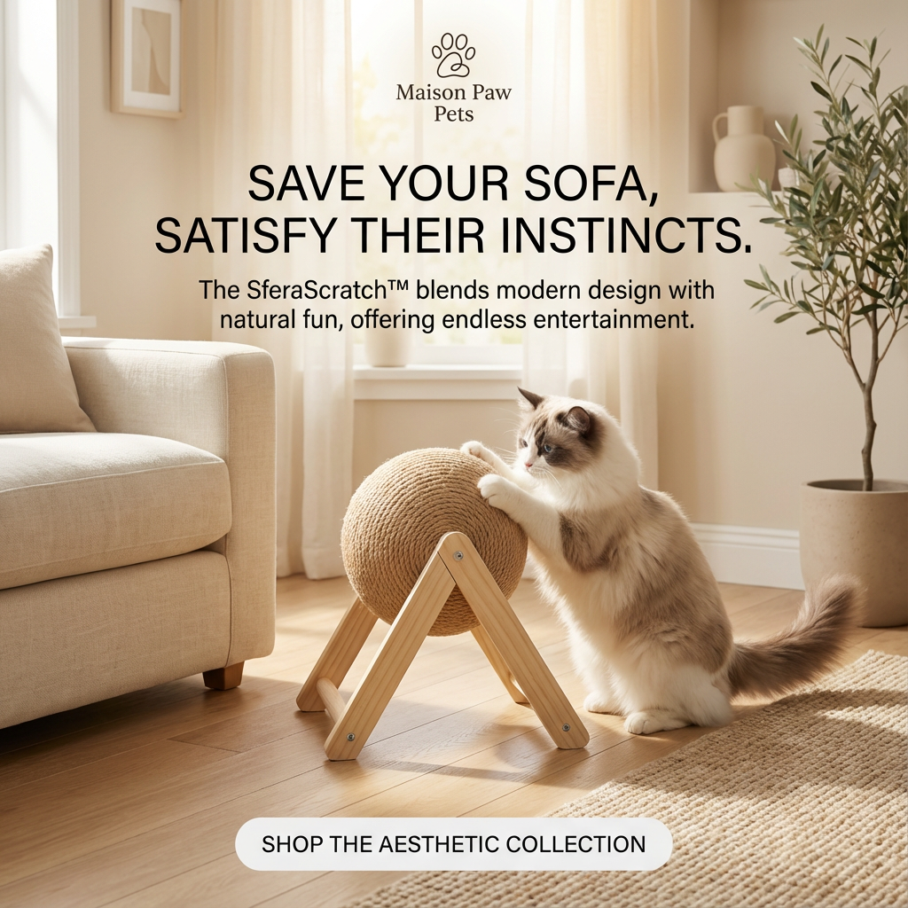 SferaScratch™ – The Aesthetic 360° Sisal Scratching Sphere