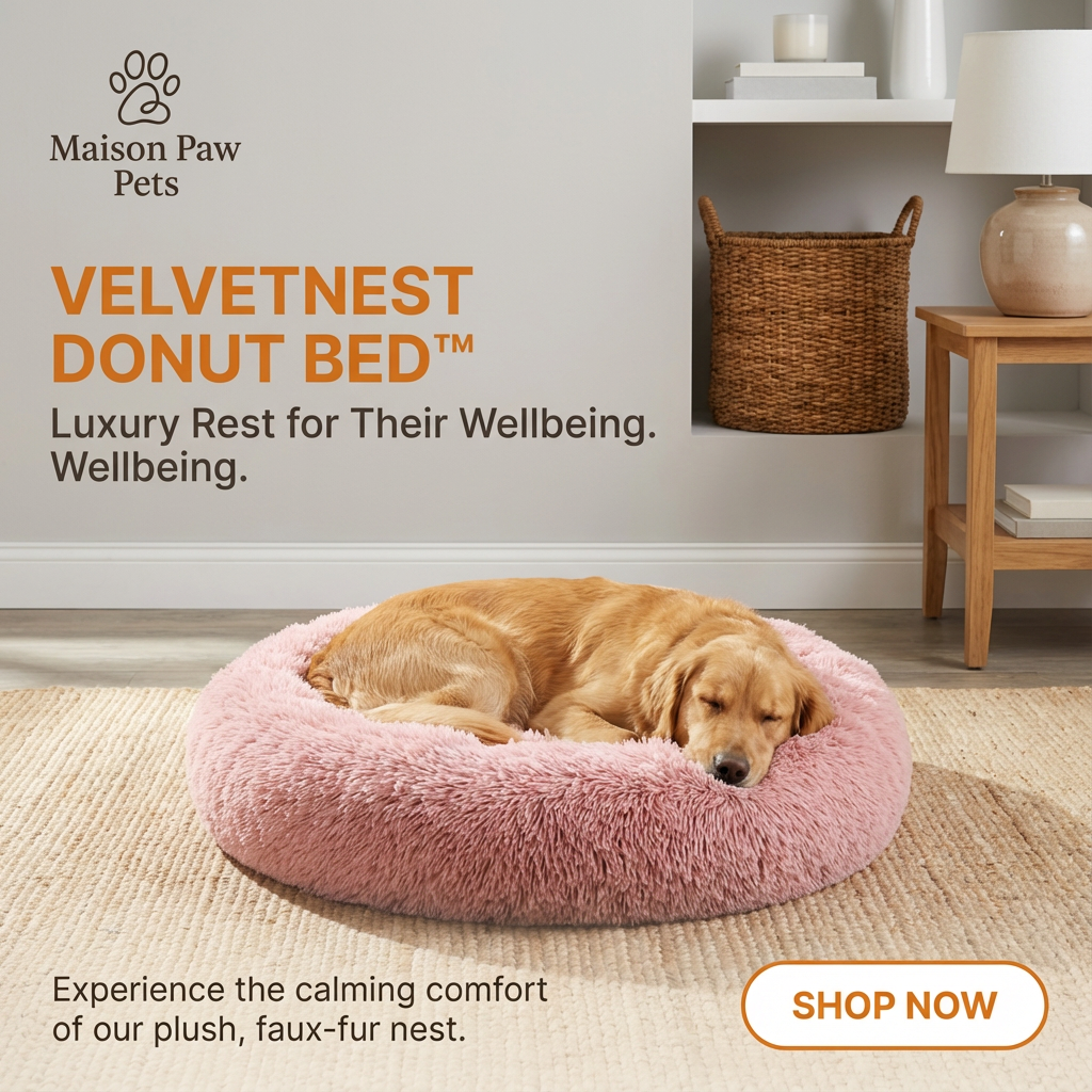 VelvetNest Donut Bed™