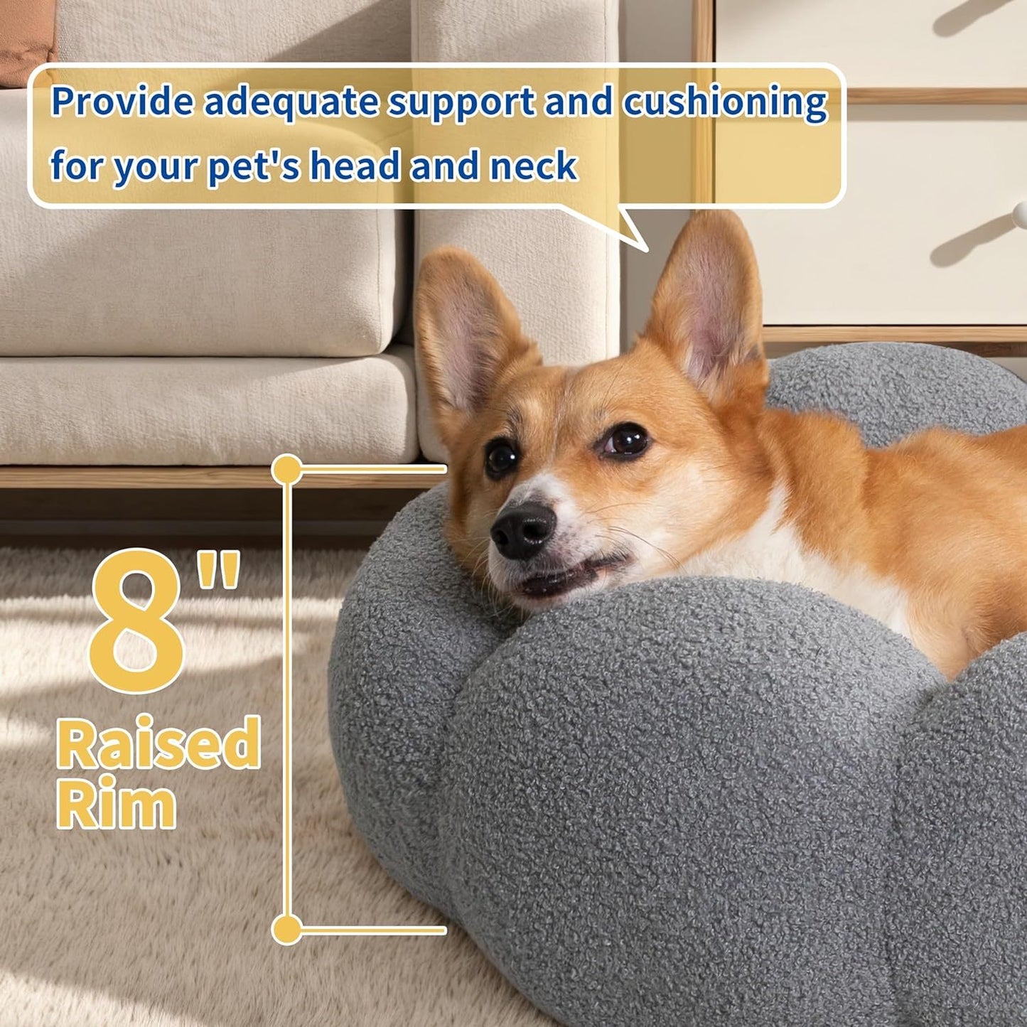 FluffyBloom™ Calming Pet Bed