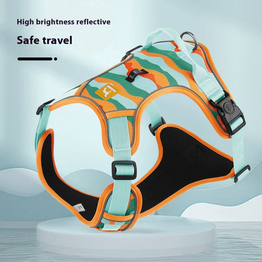 Reflective Commuter Dog Harness – Comfortable, Safe & Adventure-Ready