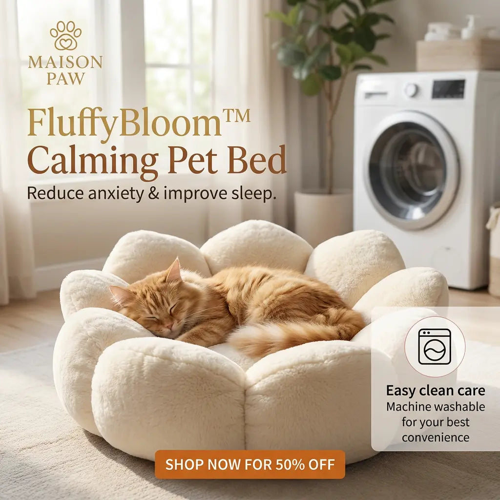 FluffyBloom™ Calming Pet Bed