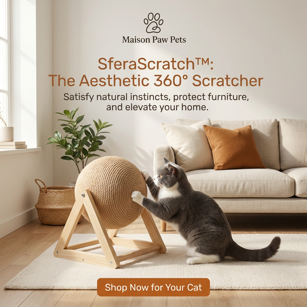 SferaScratch™ – The Aesthetic 360° Sisal Scratching Sphere
