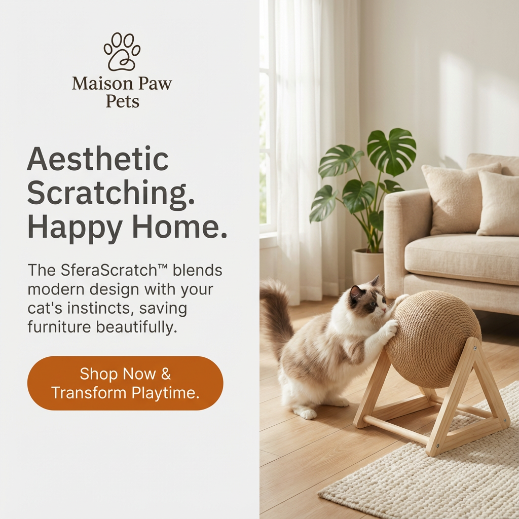 SferaScratch™ – The Aesthetic 360° Sisal Scratching Sphere