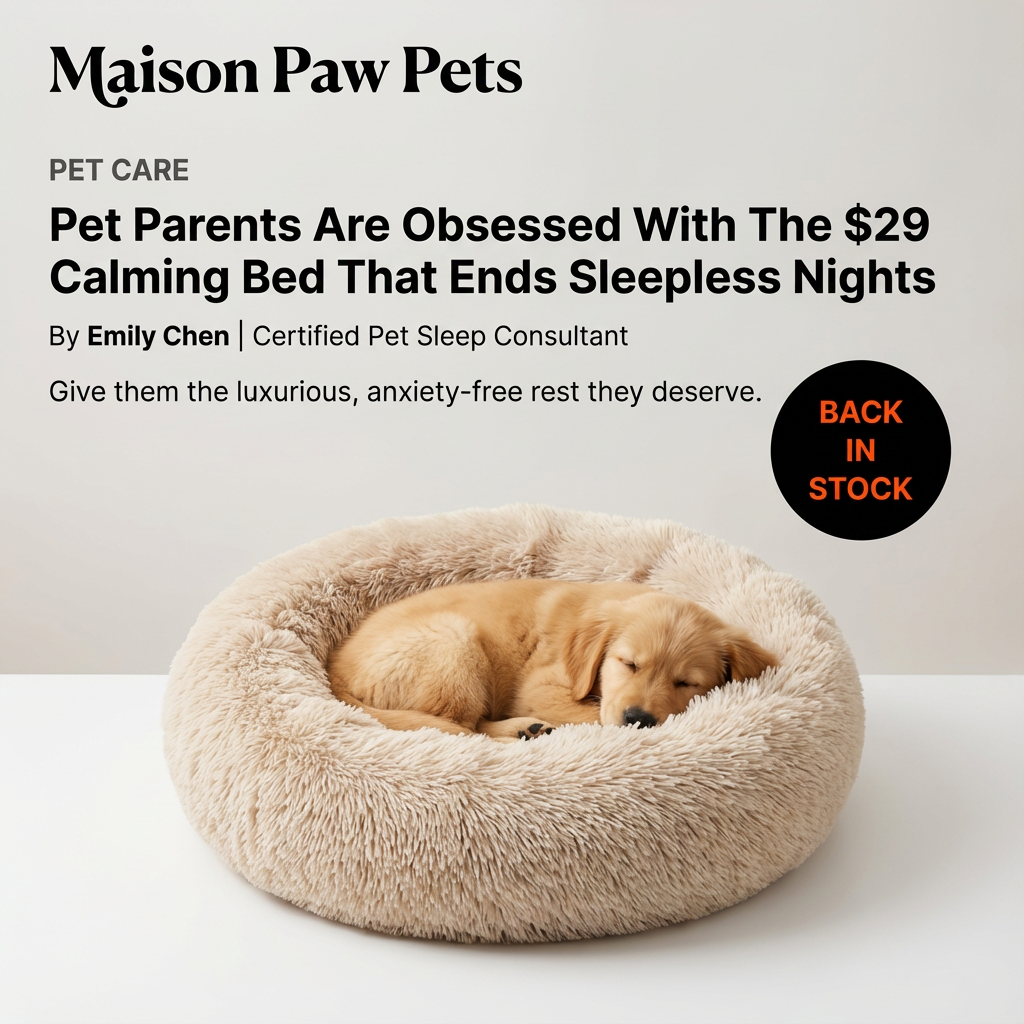 VelvetNest Donut Bed™