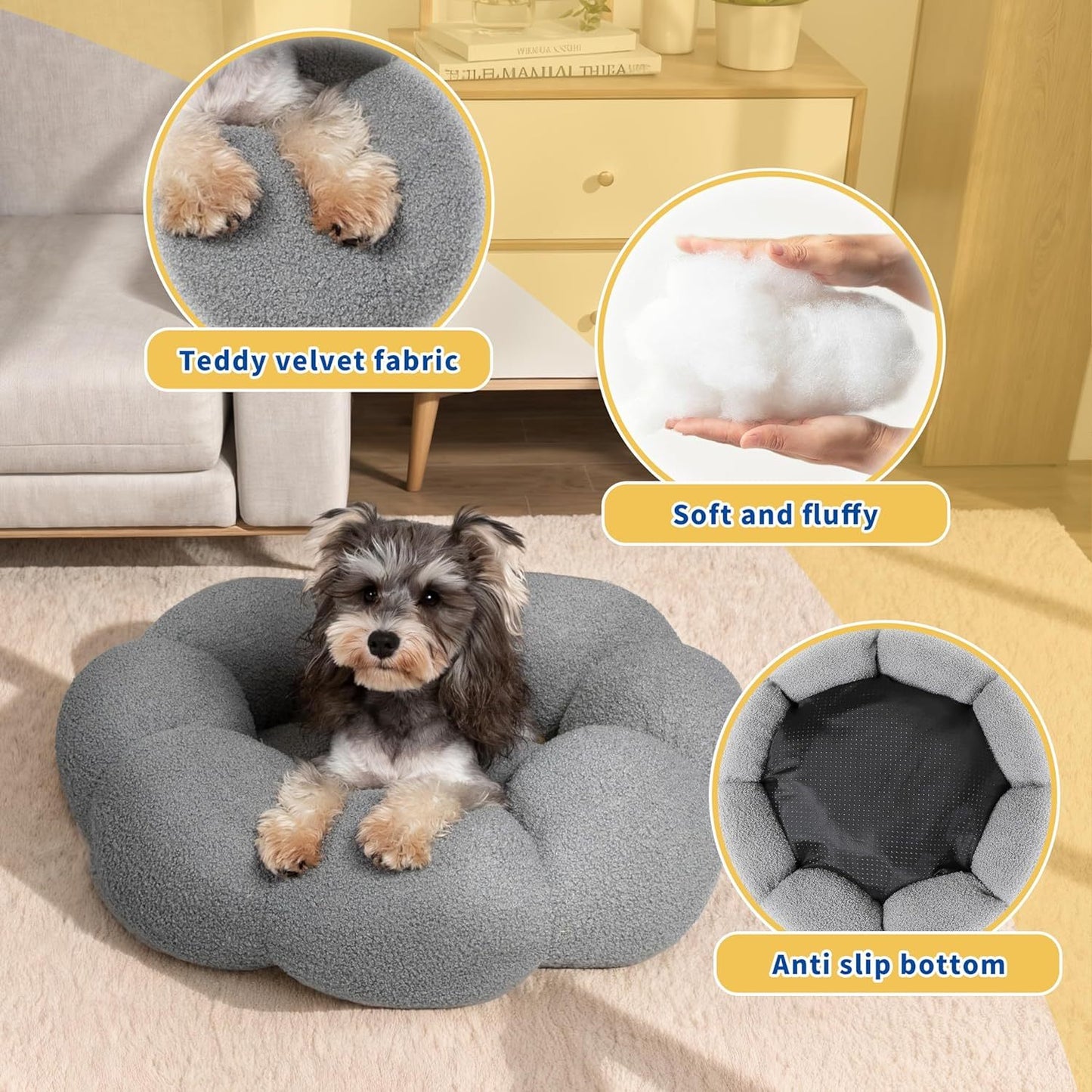FluffyBloom™ Calming Pet Bed