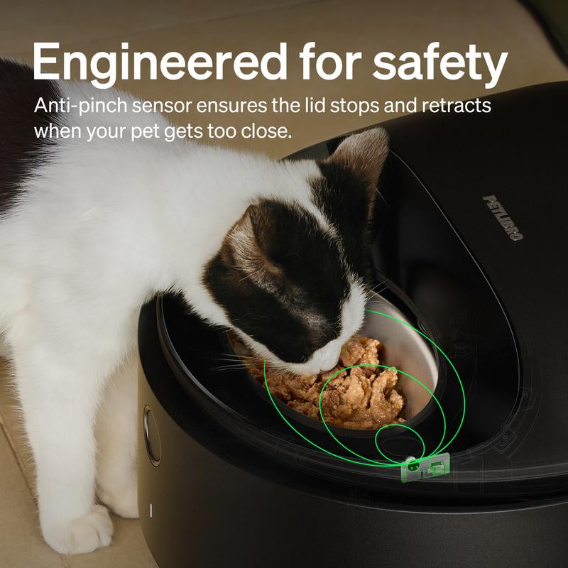 PETLIBRO Automatic Cat Feeder, Refrigerated Wet Food Dispenser with Wifi Control, 3 Days Freshness, 3 Timed Meals, Quick Cooling Feeding