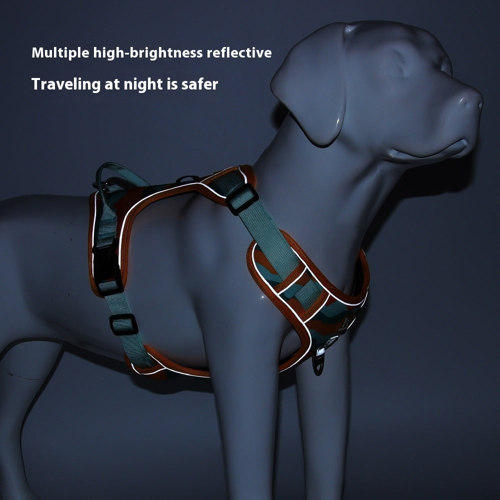 Reflective Commuter Dog Harness – Comfortable, Safe & Adventure-Ready